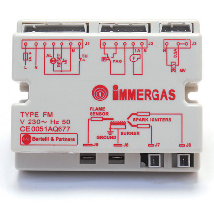 IMMERGAS - 1.014069 - CENTRALINA ACCENSIONE 'B & P' tipo FM04 - RICAMBI CALDAIE ORIGINALI IMMERGAS