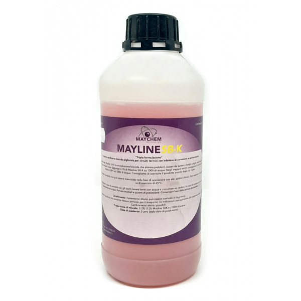 "MAYLINE SBK" - LIQUIDO SANIFICANTE BIOCIDA-ALGHICIDA - flacone lt.1) - PRODOTTI CHIMICI Varie