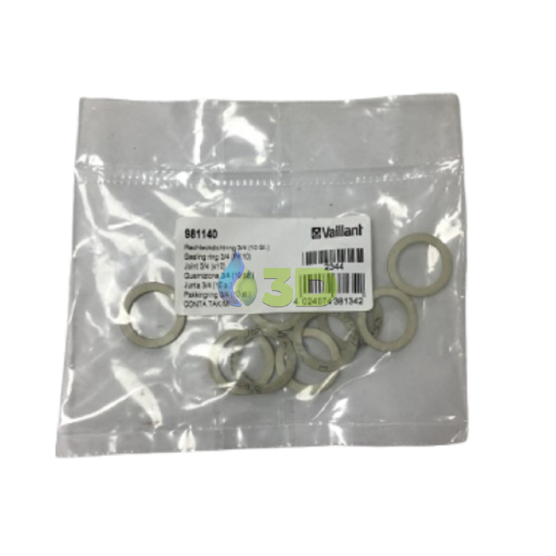 VAILLANT - 981140 - KIT GUARNIZIONI (10 PZ.) - RICAMBI ORIGINALI VAILLANT