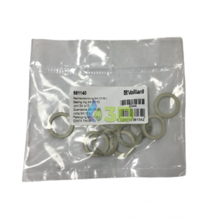 VAILLANT - 981140 - KIT GUARNIZIONI (10 PZ.) - RICAMBI ORIGINALI VAILLANT